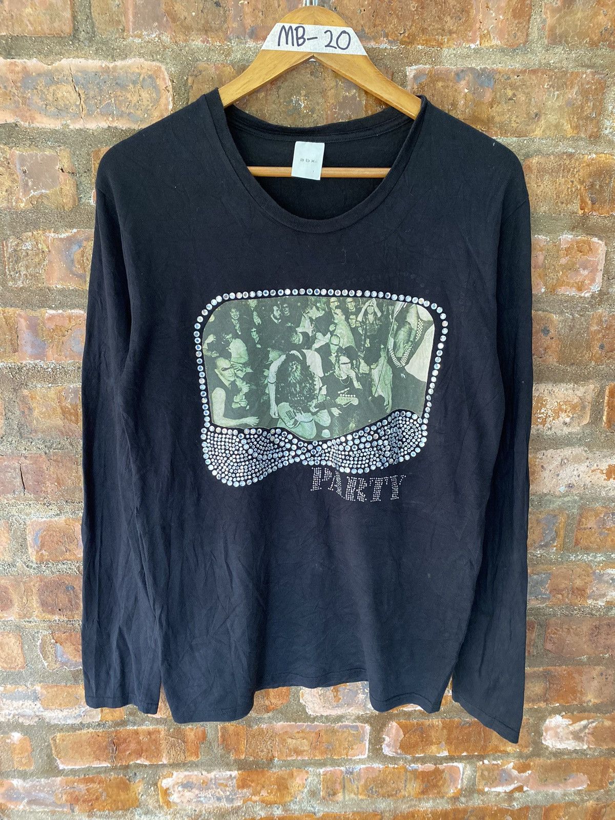 Lad Musician 🔥1990s abx Japan Crystal Stone x punk Party Ls Size US L / EU 52-54 / 3 - 2 Thumbnail