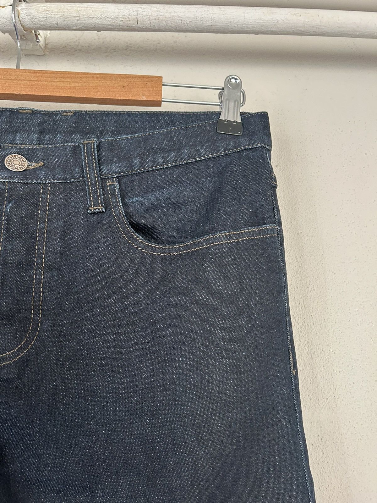 Gucci Indigo Straight Leg Denim Jeans Size US 32 / EU 48 - 3 Thumbnail
