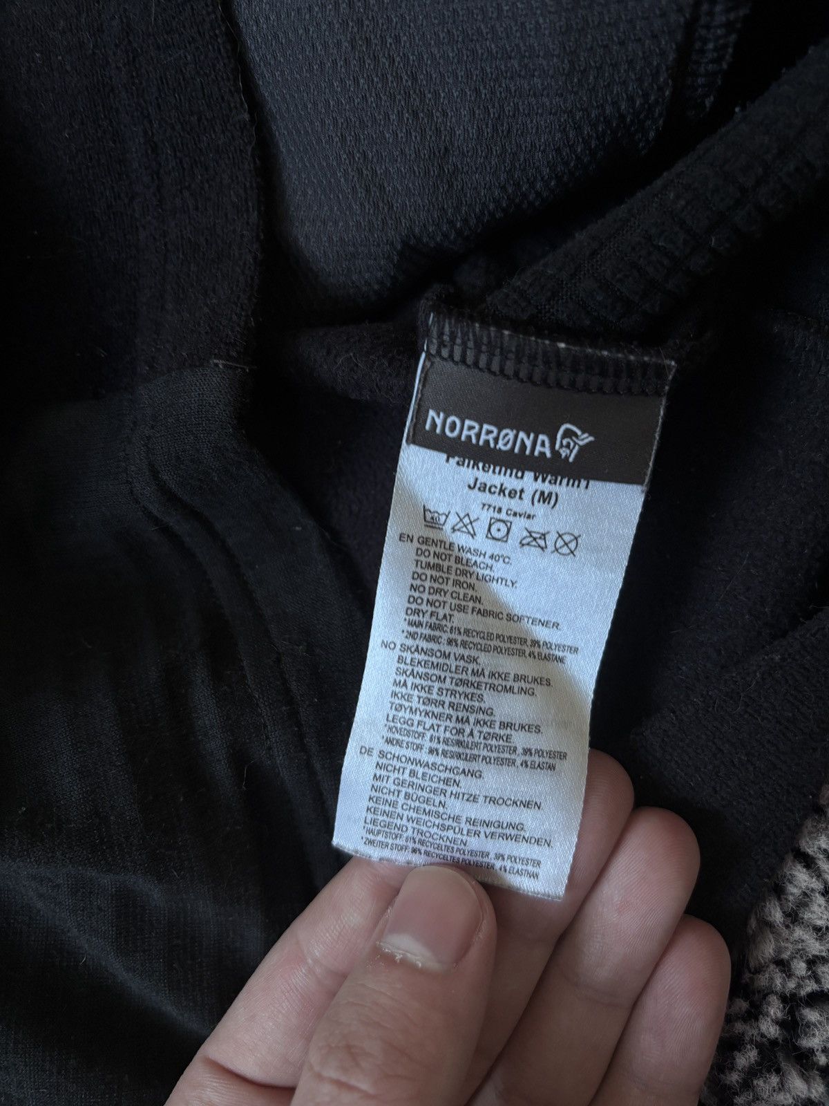 Norrona Norrona Falketind Warm1 black flecce jacket Size US S / EU 44-46 / 1 - 8 Thumbnail