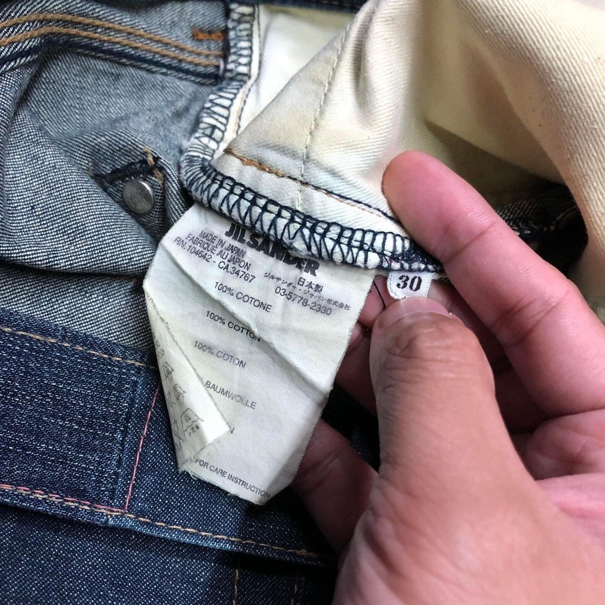Jil Sander Jil Sander Selvedge Pants Size US 30 / EU 46 - 6 Thumbnail