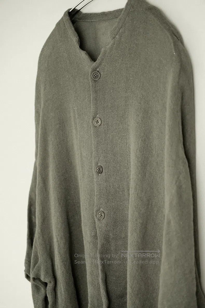 Y's Y's 23 SS vintage lime green linen feather cardigan sweate Size XS / US 0-2 / IT 36-38 - 5 Thumbnail