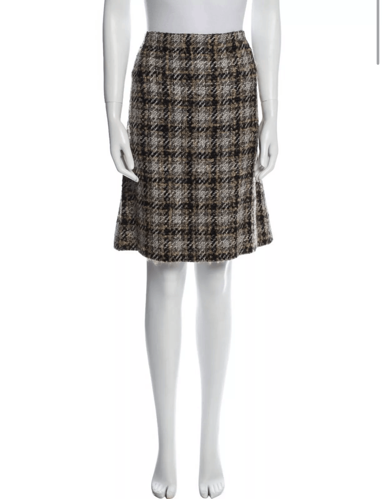 Chanel Chanel Vintage Knee-Length Tweed Skirt Size XL US14 FR46 Size 34" / US 12 / IT 48 - 9 Thumbnail