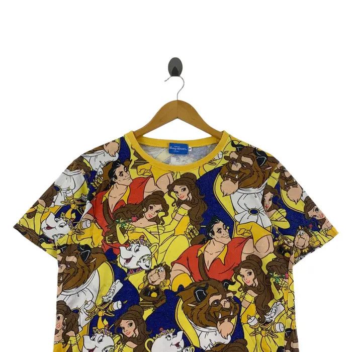 Disney Vintage BEAUTY & THE BEAST Tokyo Disney Resort Tee Shirt Size M / US 6-8 / IT 42-44 - 2 Thumbnail