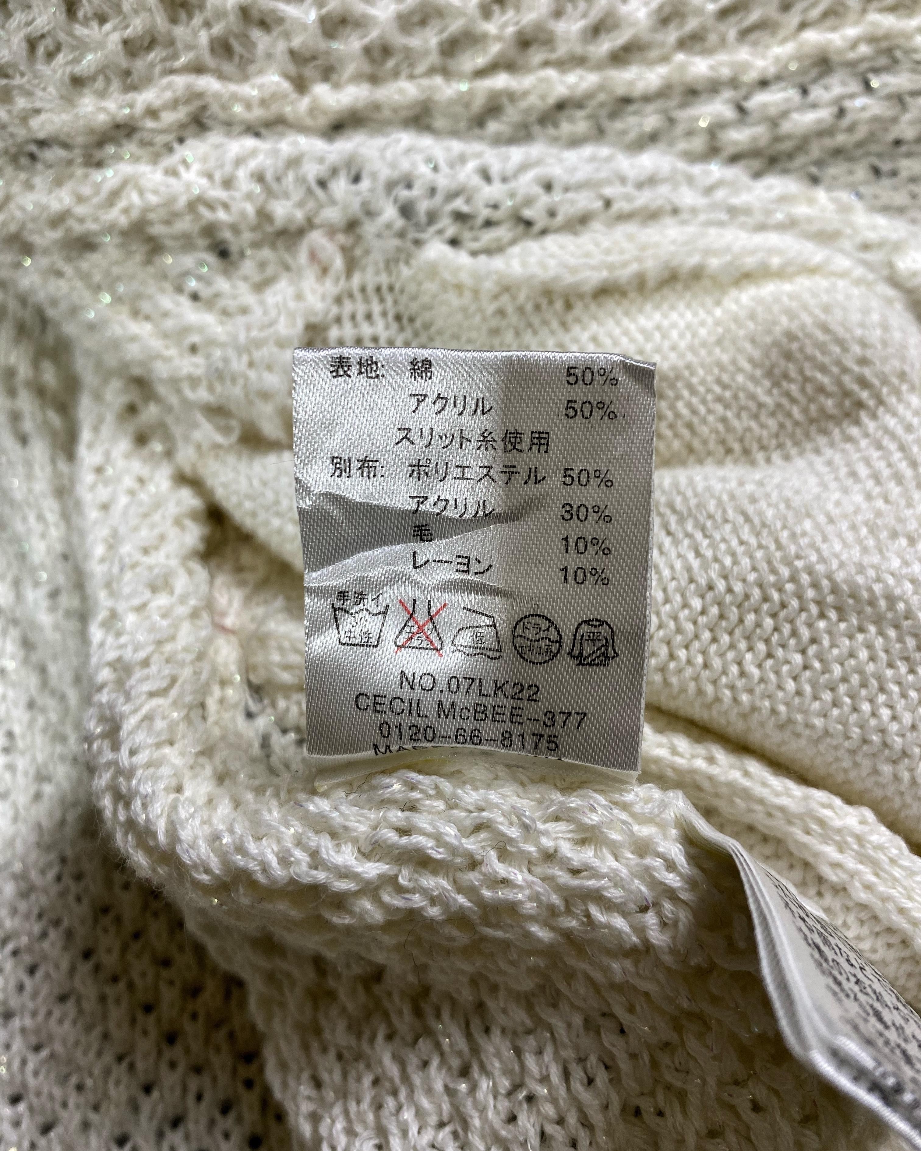 Japanese Brand 2000s Cecil Mc Bee Y's Maison Knitwear y2k Lgb Ifsix Size L / US 10 / IT 46 - 6 Thumbnail