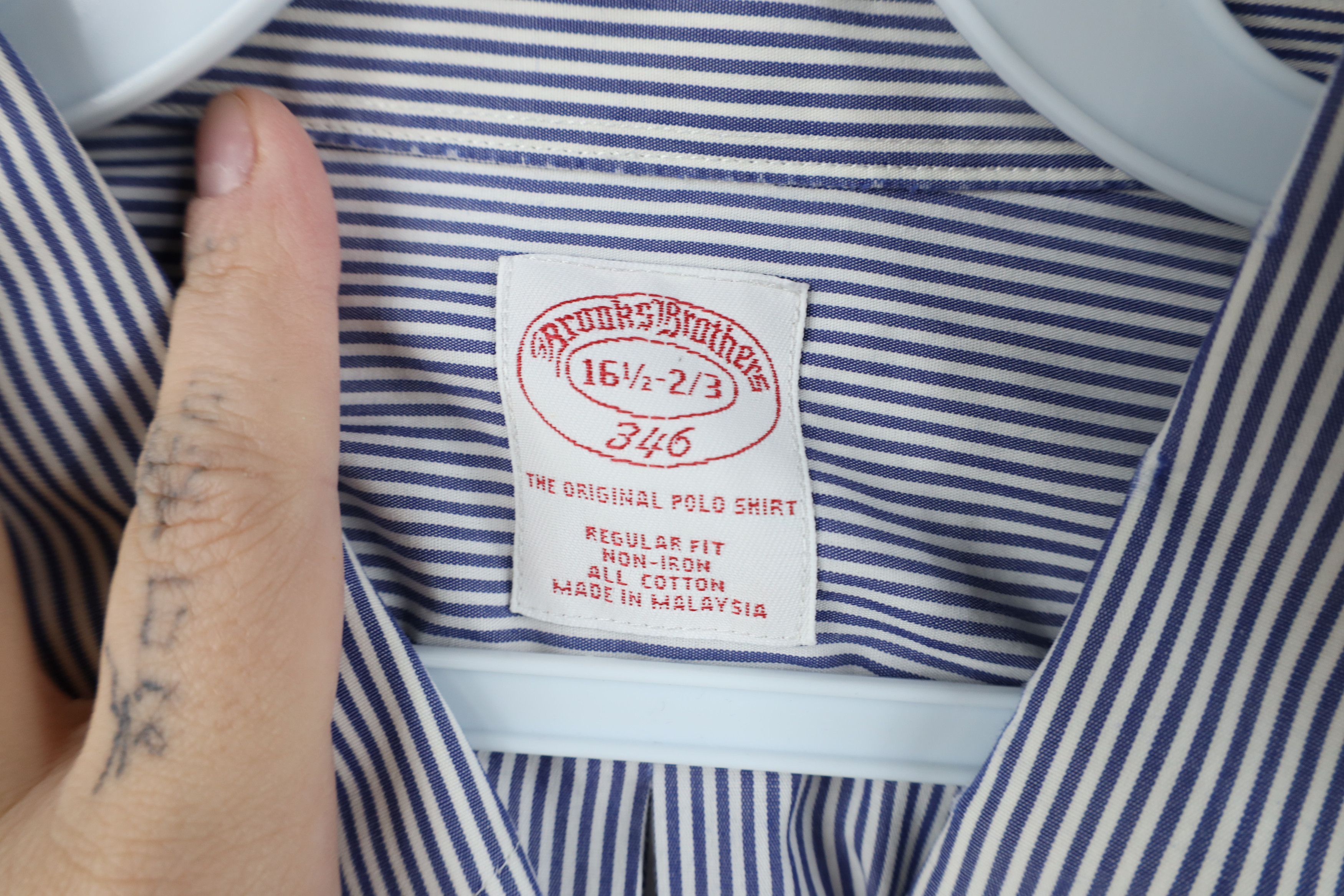 Brooks Brothers Vintage 90s Brooks Brothers Cotton Button Down Shirt Size US M / EU 48-50 / 2 - 7 Thumbnail