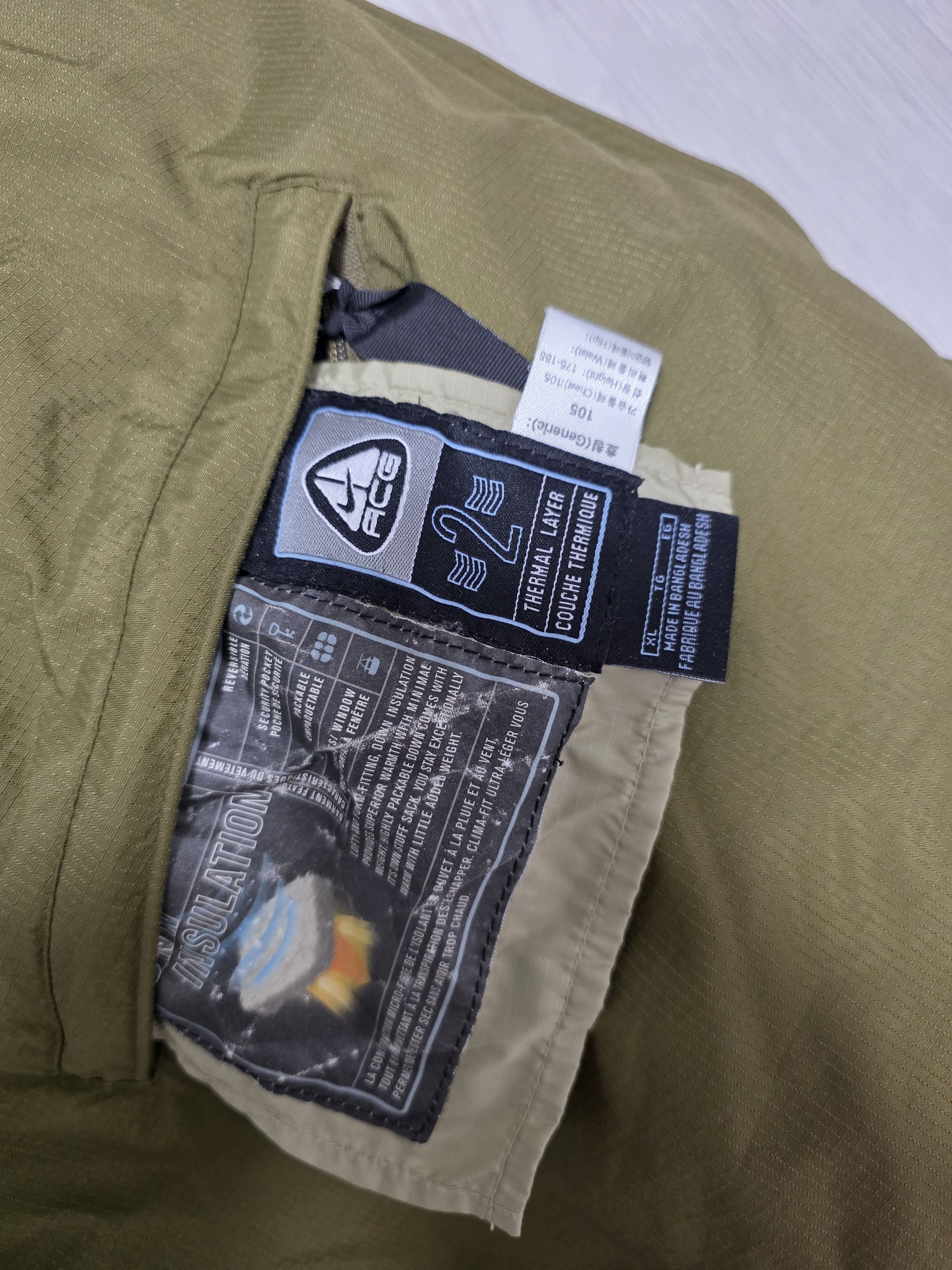 Nike ACG vintage Nike ACG Reversible Puffer Jacket Size US XL / EU 56 / 4 - 4 Thumbnail