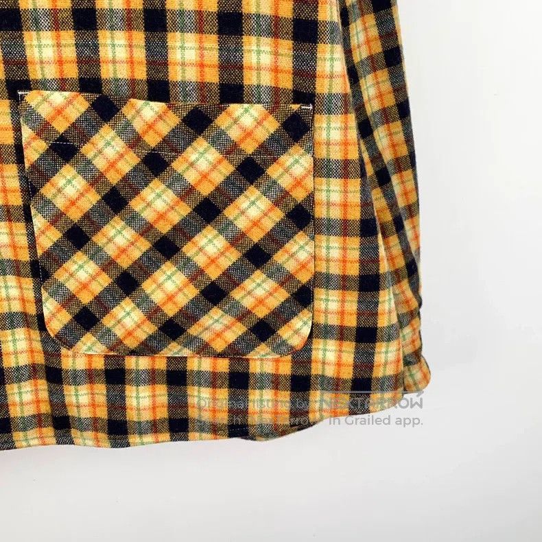 Gucci Gucci Yellow Donald Duck embroidered plaid wool lapel sing Size US M / EU 48-50 / 2 - 4 Thumbnail