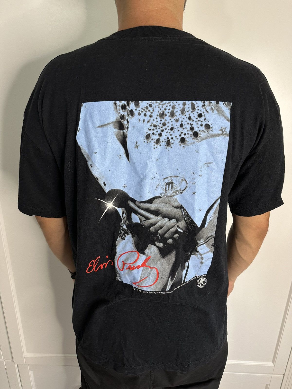 Band Tees × Vintage Vintage Elvis Presley The Concert T-shirt 2003 Size US XL / EU 56 / 4 - 2 Thumbnail