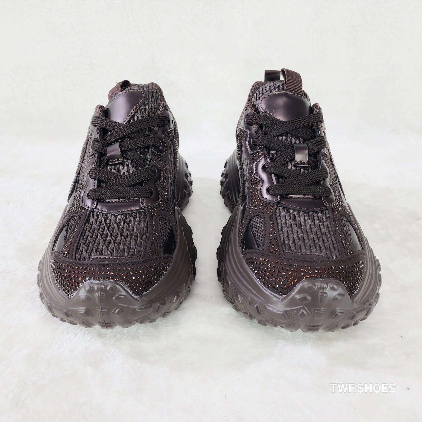 Other Cush Sparkle Sport Rhinestone Comfy Platform Light Weight Sn Size US 9 / IT 39 - 6 Thumbnail