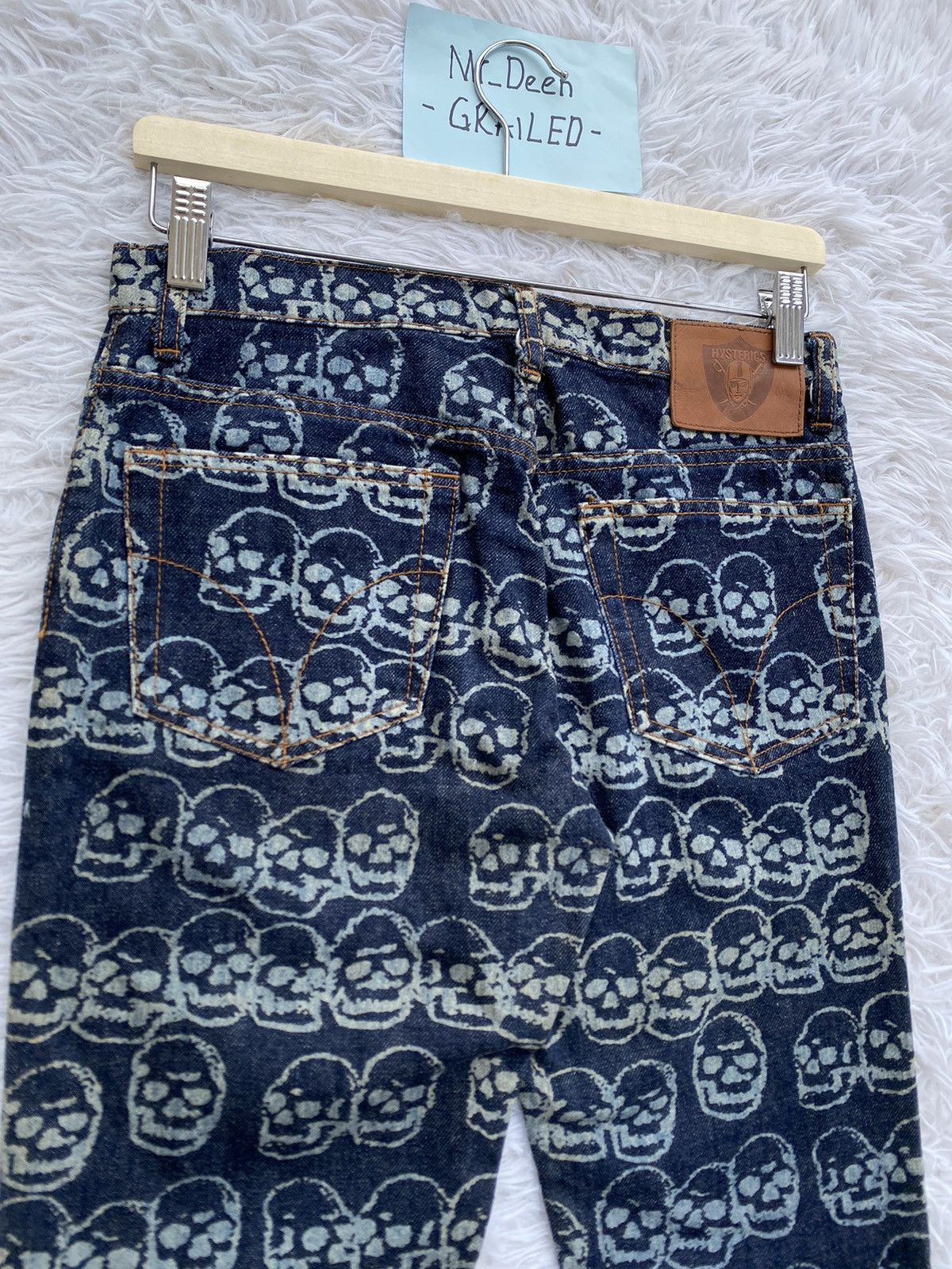 Hysteric Glamour Rare Vintage Hysteric Glamour Skulls All Over Jean/ Denim Size US 29 - 24 Thumbnail
