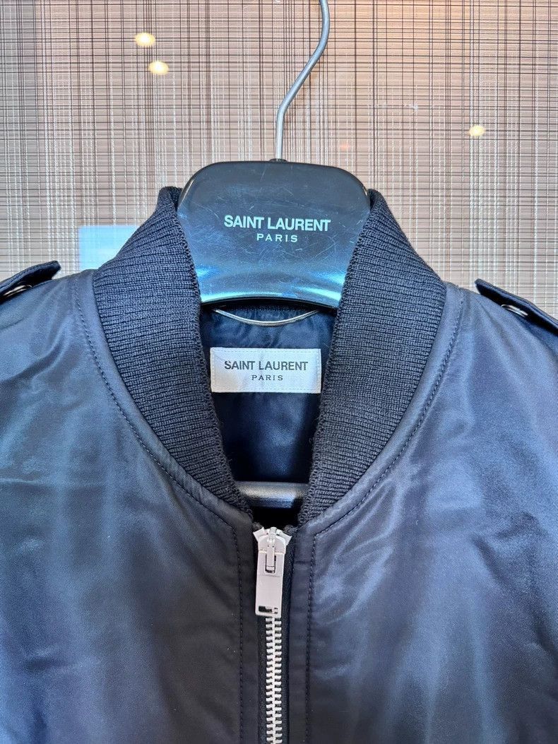 Saint Laurent Paris saint laurent paris black bomber jacket-2507 Size US L / EU 52-54 / 3 - 2 Thumbnail