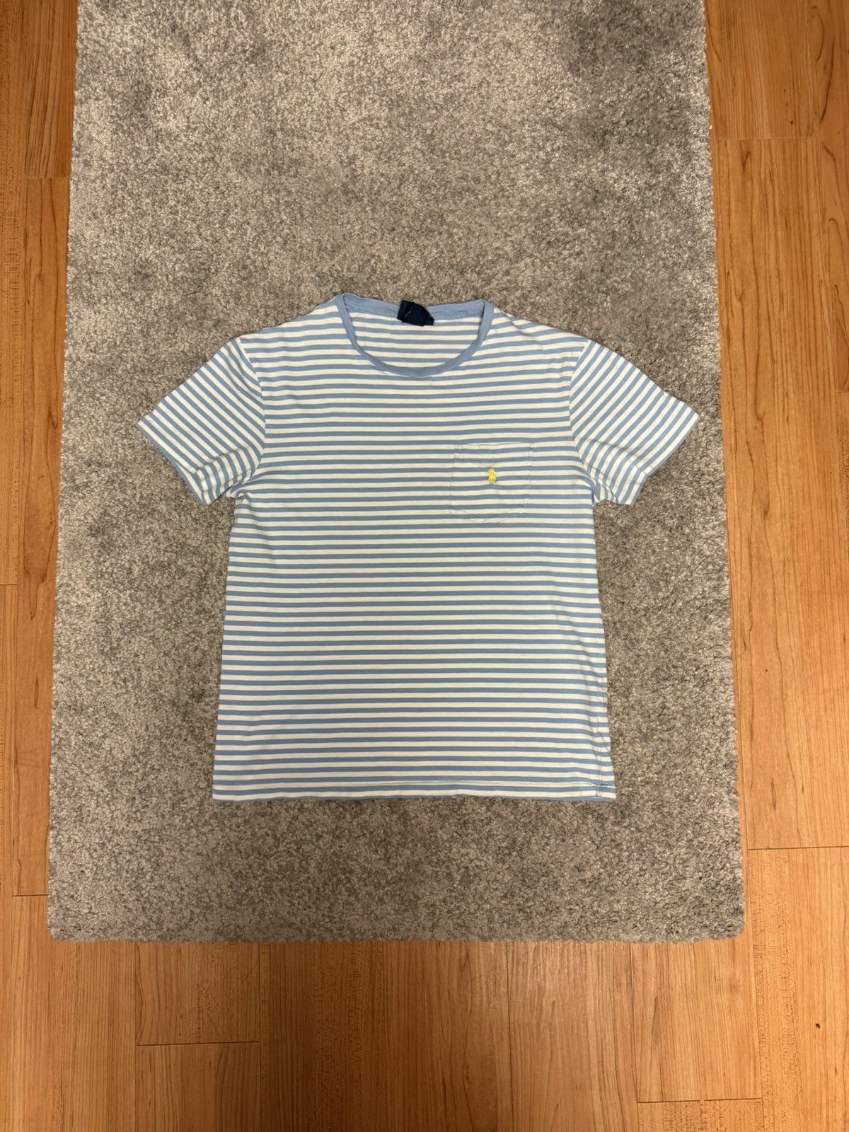 Polo Ralph Lauren Striped Baby Blue Ralph Lauren Tee Size US S / EU 44-46 / 1 - 1 Thumbnail