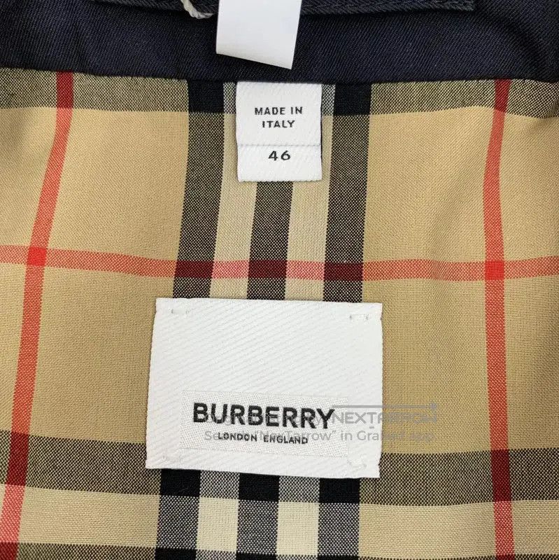 Burberry Burberry Blue Cotton Women's Trench Coat. Size S / US 4 / IT 40 - 5 Thumbnail