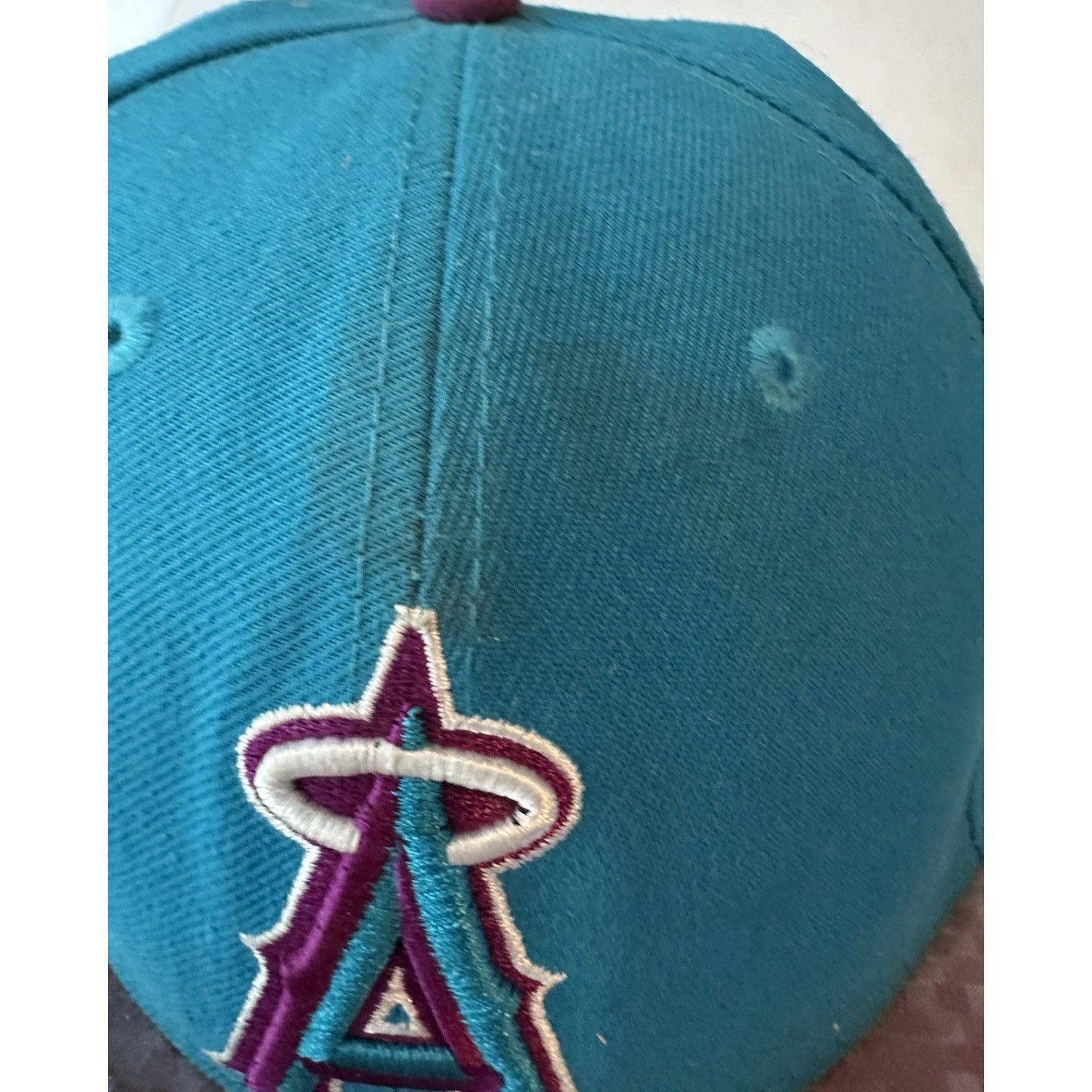 New Era New Era 59fifty 7 3/4 Hat Los Angeles Angels Teal Reflective Size ONE SIZE - 4 Thumbnail
