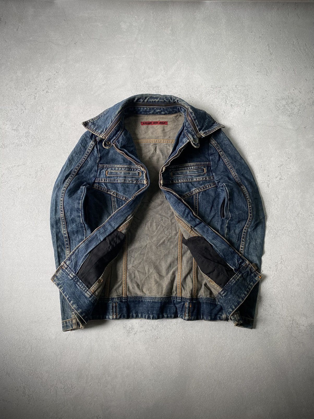 If Six Was Nine × Japanese Brand × Le Grande Bleu (L.G.B.) Edge On All japanese denim jacket Size US S / EU 44-46 / 1 - 2 Thumbnail