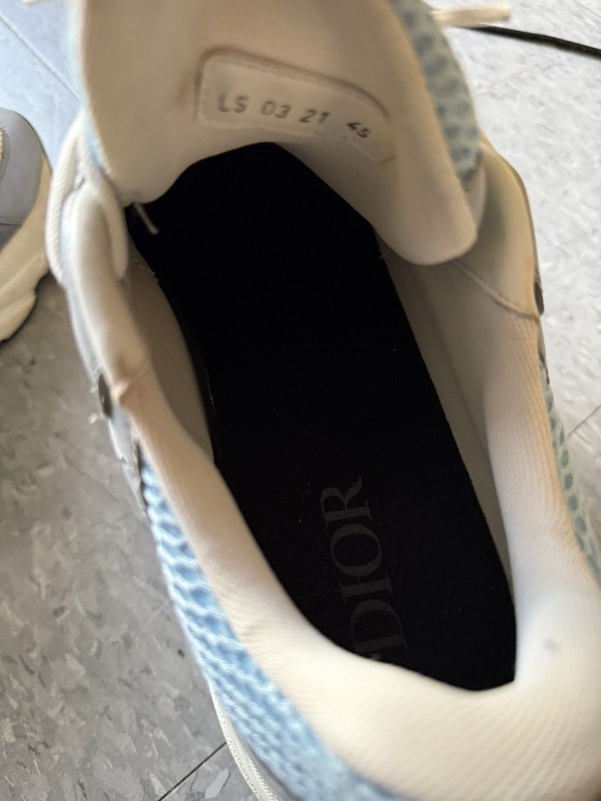 Dior Dior B22 ‘White Blue’ Size US 12 / EU 45 - 6 Thumbnail