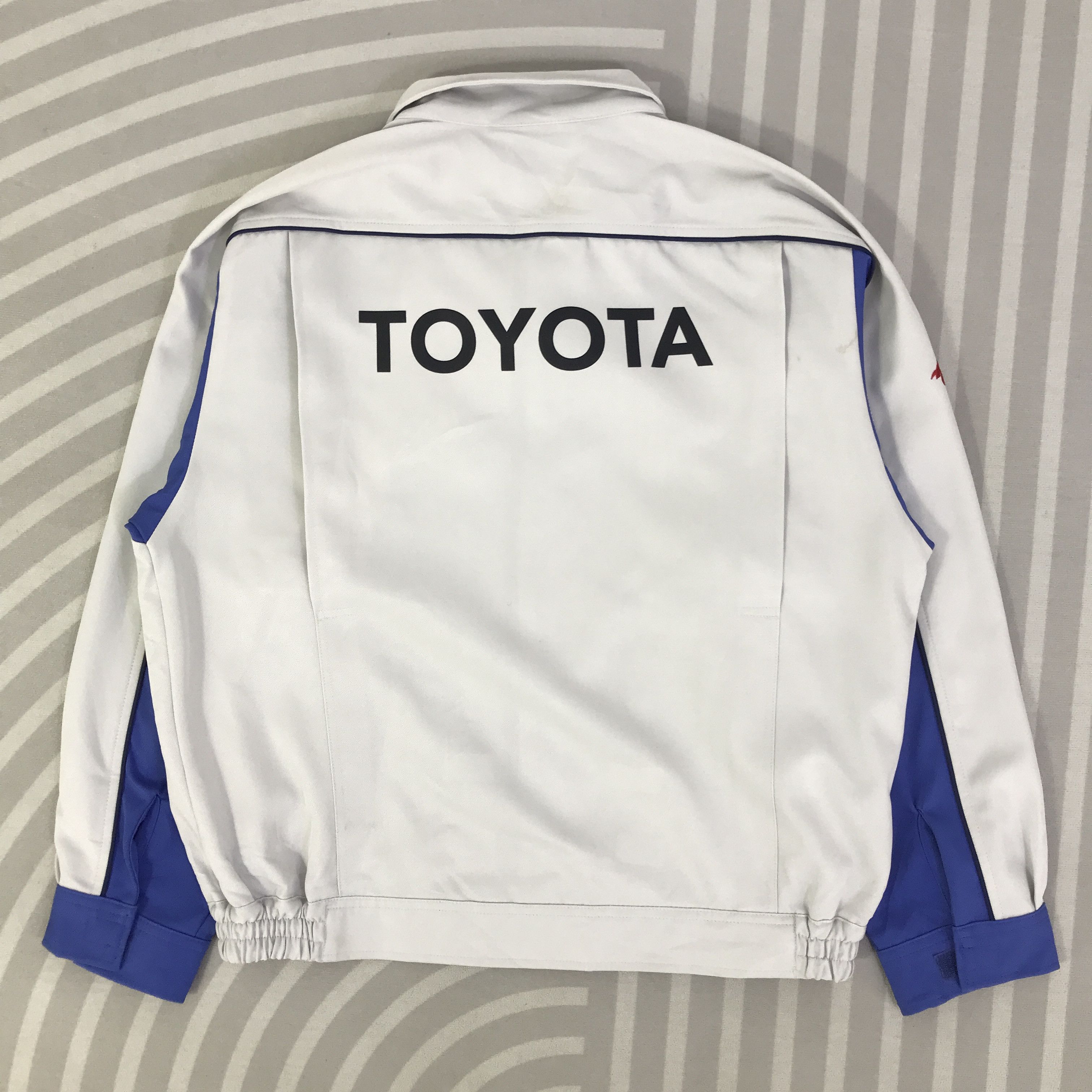Japanese Brand Vintage Toyota Auto Body Racing Japan uniform Jacket K96B20 Size US M / EU 48-50 / 2 - 1 Thumbnail