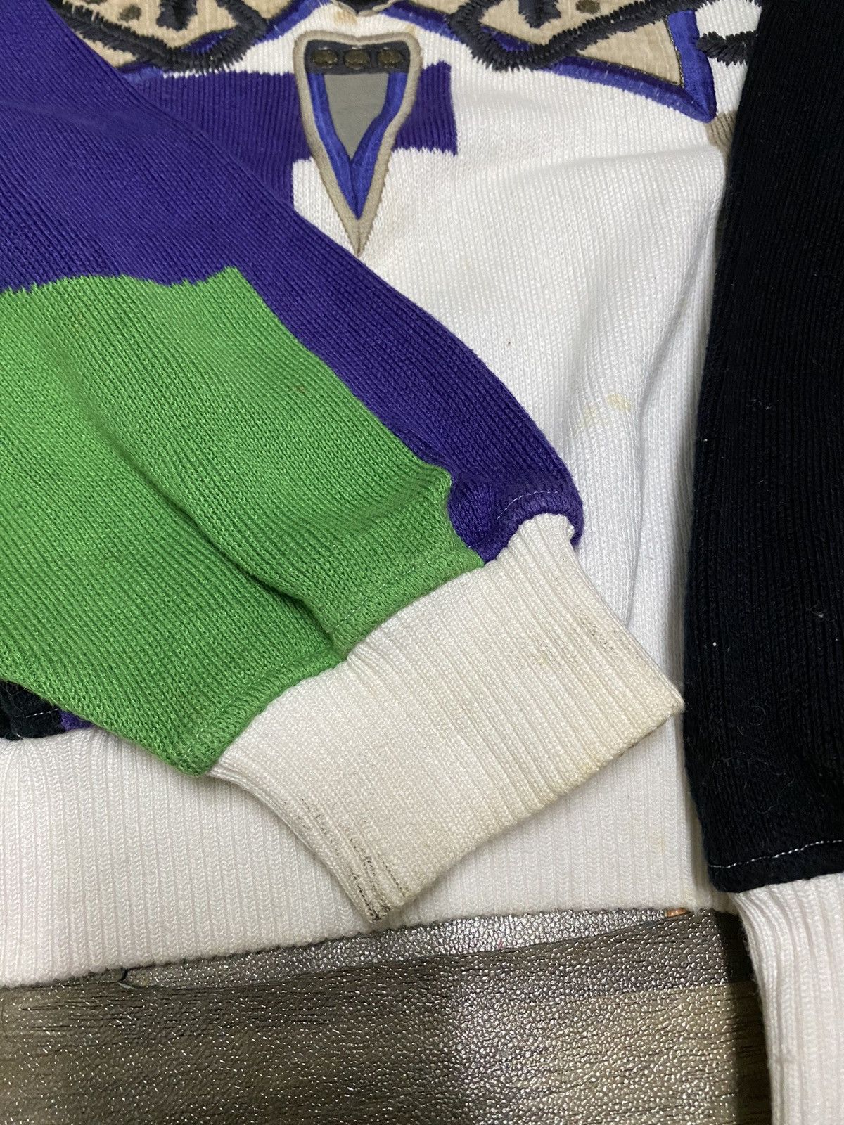 Japanese Brand × Vintage Vintage SantaFe Multicolour Knitwear Sweatshirt Size US XL / EU 56 / 4 - 8 Thumbnail