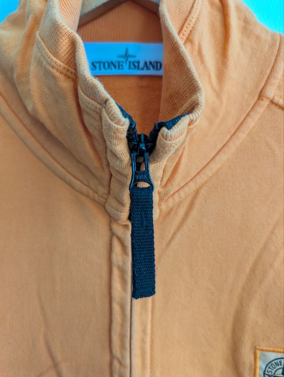 Stone Island STONE ISLAND sleeveless orange full zipper sweater Size US XL / EU 56 / 4 - 7 Thumbnail