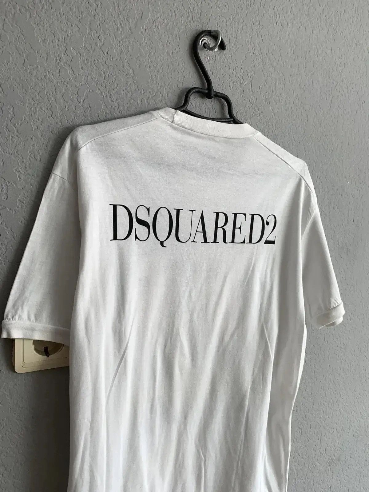 Dsquared2 Vintage Y2K Dsquared2 "POSE" T-Shirt dsquared2 white Size US M / EU 48-50 / 2 - 10 Thumbnail