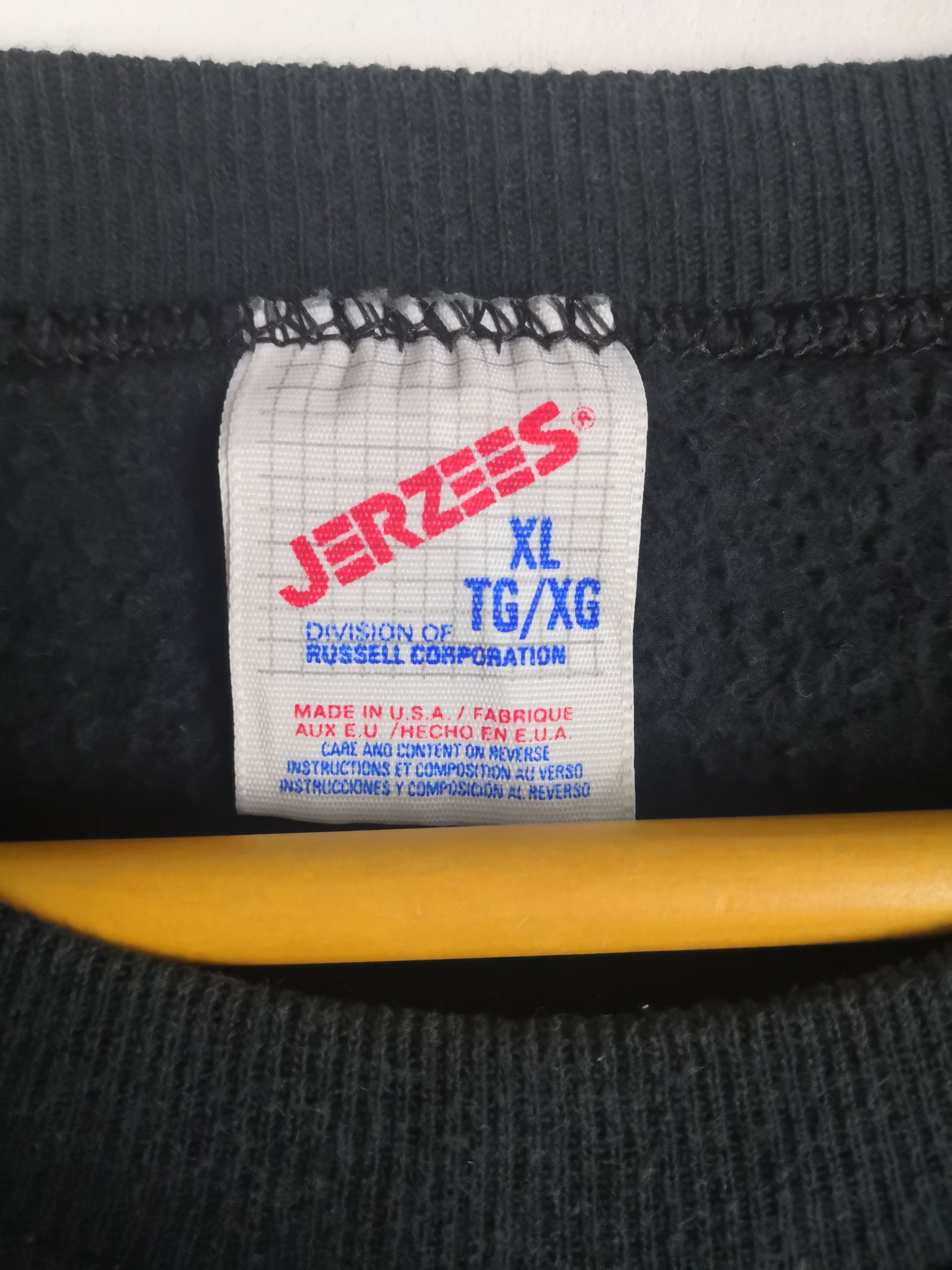 Jerzees Vintage 90s Jerzees Plain Sweatshirt Plain Blank Sweater Size US L / EU 52-54 / 3 - 5 Thumbnail