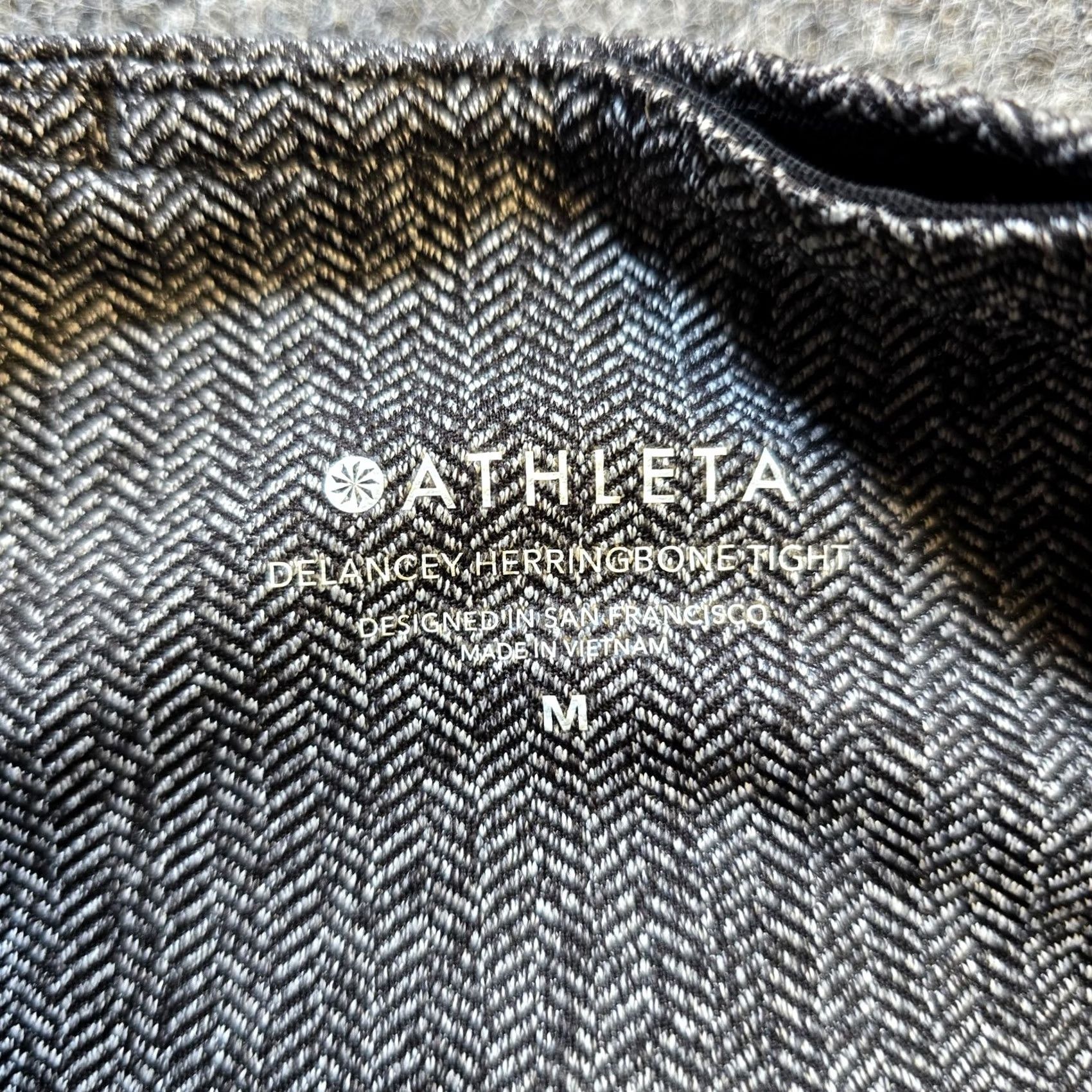 Athleta Athleta Pants Womens Medium Gray Delancey Herringbone Tight Stretch Ankle Casual Athleisure Pants Mens Women Girls Size 32" / US 10 / IT 46 - 4 Thumbnail