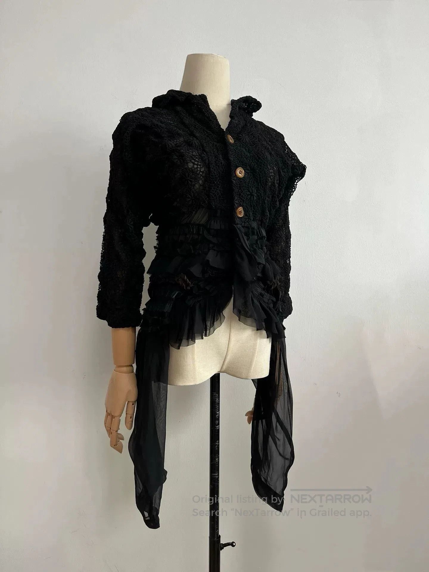 Rei Kawakubo Comme des Garcons 2005AW Ghost Bride Top. Size L / US 10 / IT 46 - 2 Thumbnail