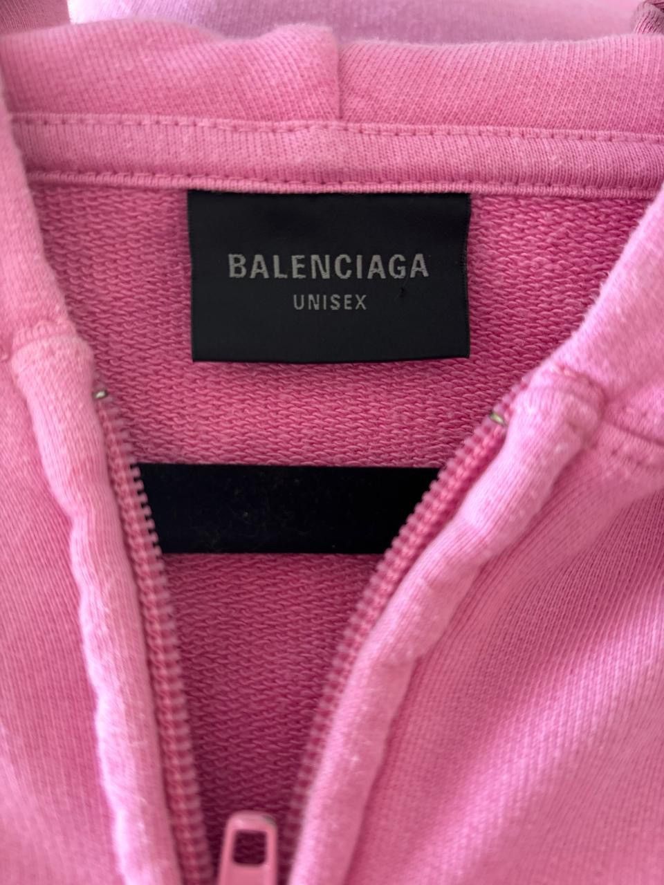 Balenciaga Balenciaga Pink Polo Hoodie Size US XXL / EU 58 / 5 - 5 Thumbnail