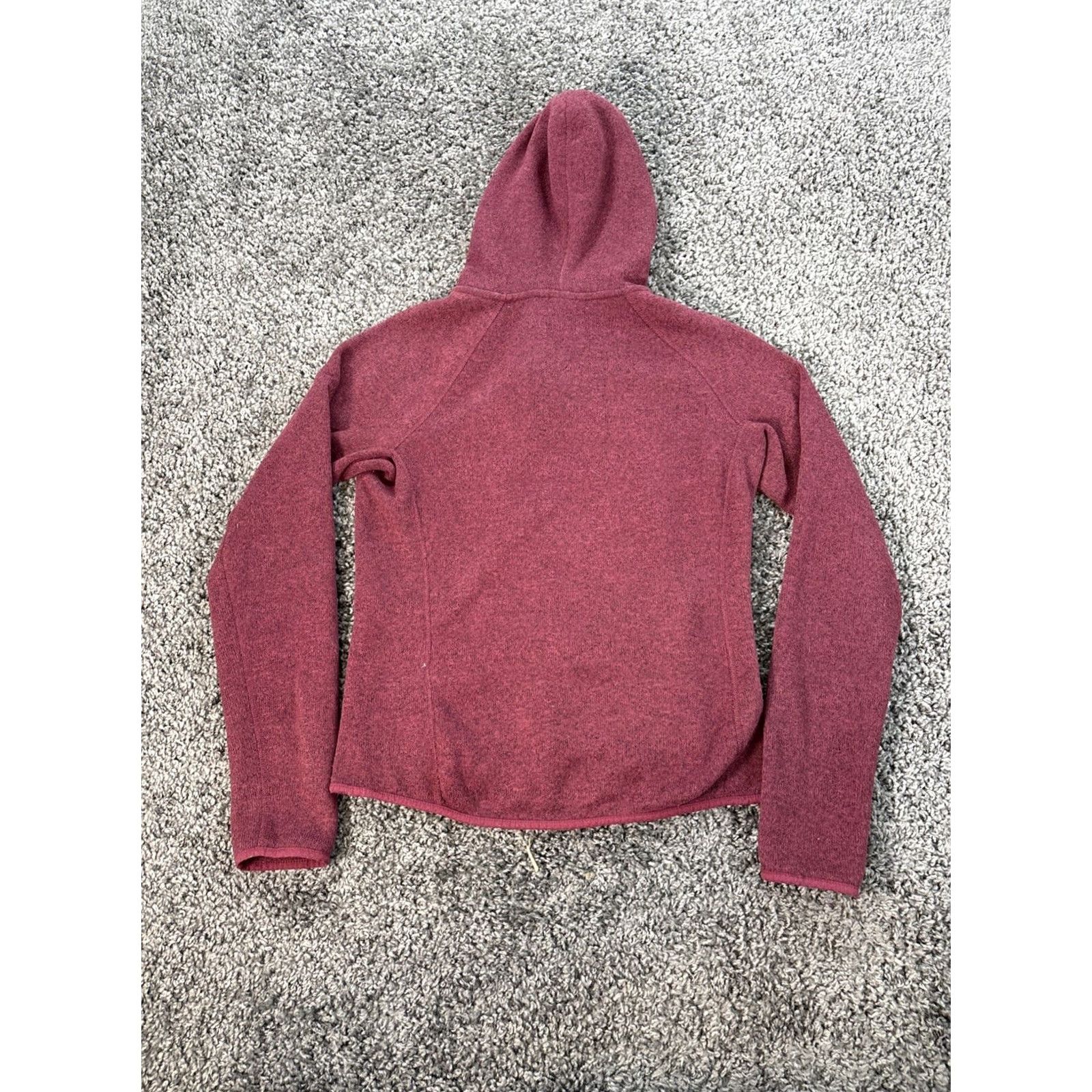 The North Face The North Face Sweater Women M Hooded Shawl Collar Fleece Pullover Red Maroon Size M / US 6-8 / IT 42-44 - 5 Thumbnail