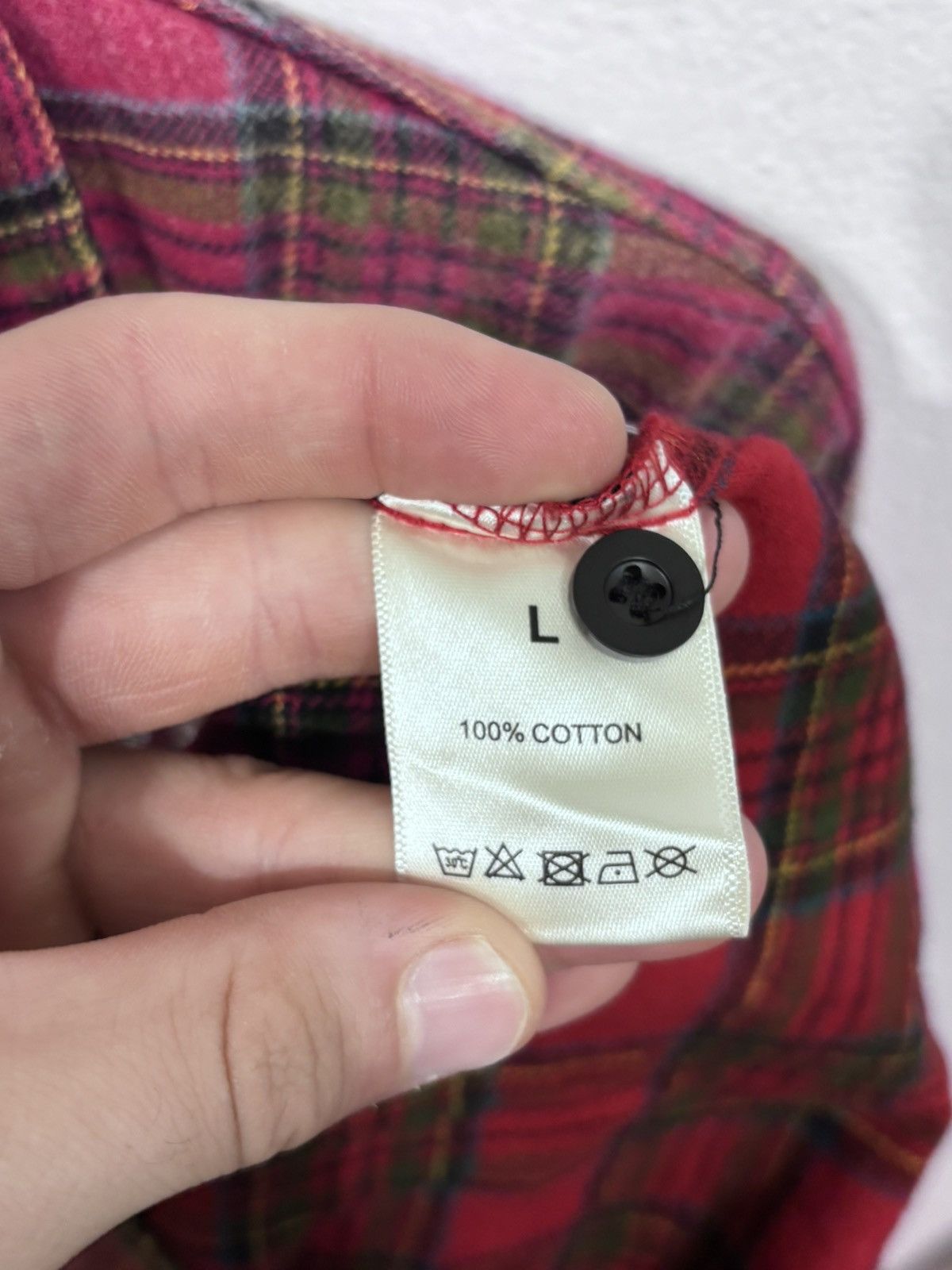 Vale Vale Flannel Red L/S Size US L / EU 52-54 / 3 - 7 Thumbnail