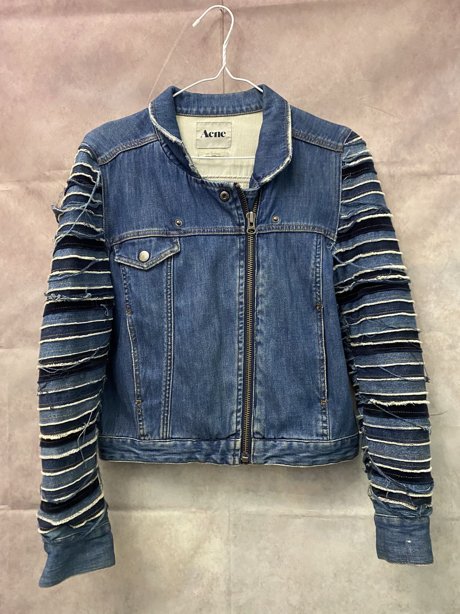 Acne Studios × Designer Acne Studios Denim Jacket Luxury Size XS / US 0-2 / IT 36-38 - 1 Thumbnail