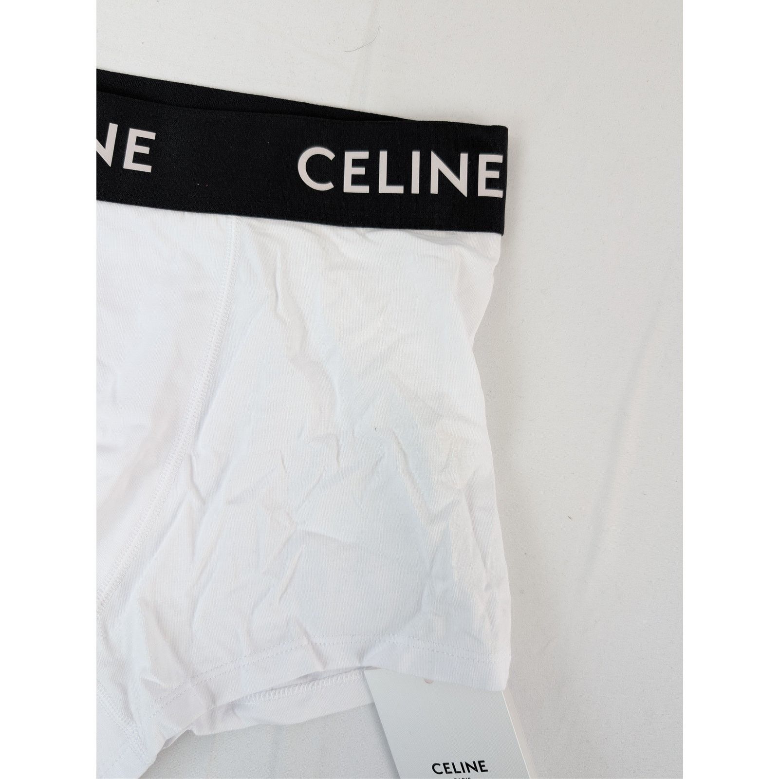 Celine o1rshd1 Q:2 / Size: XXL / Boxer Shorts Celine Logo in White Size US 38 / EU 54 - 9 Thumbnail