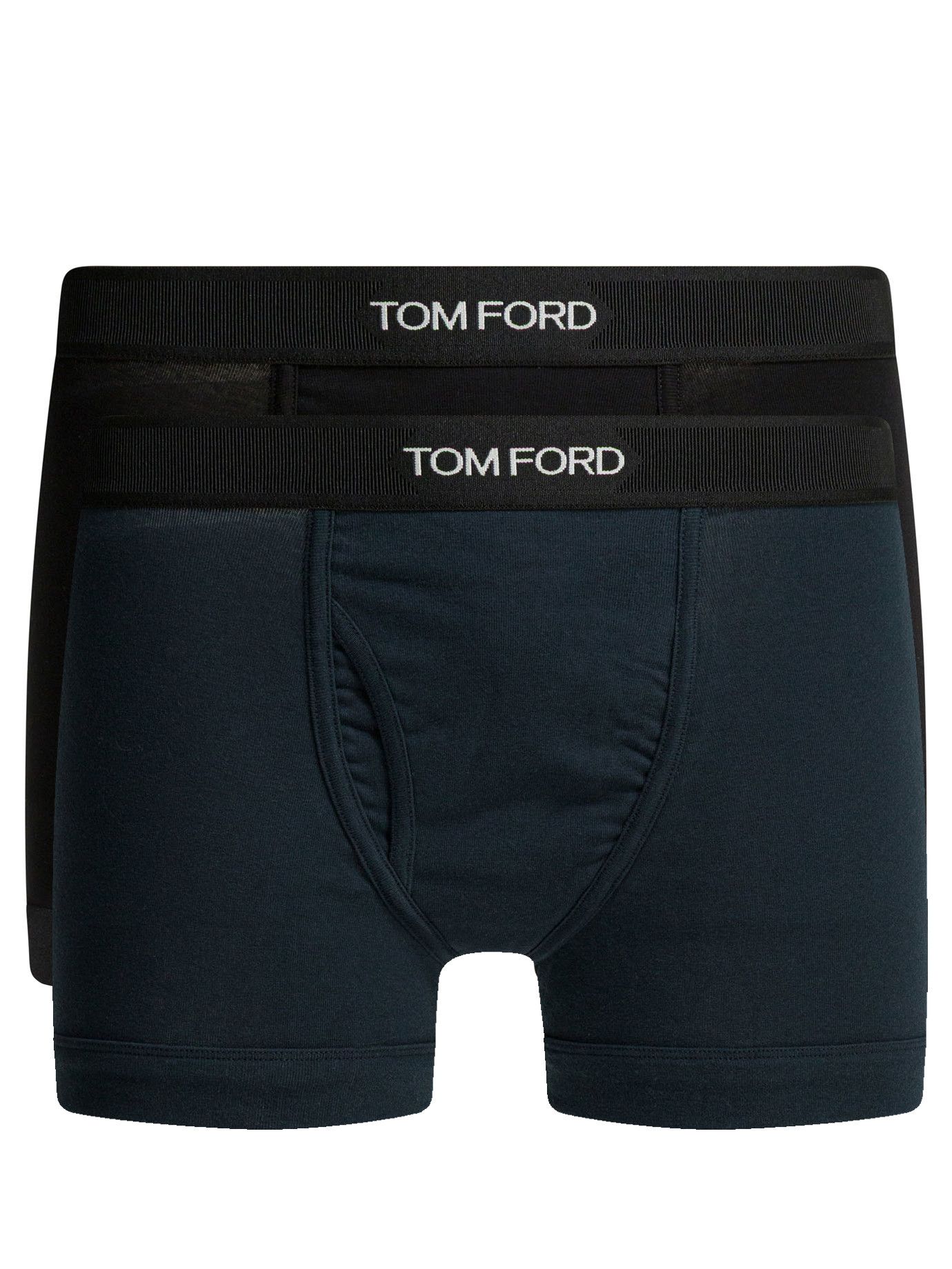 Cotton Boxer Shorts With Logo