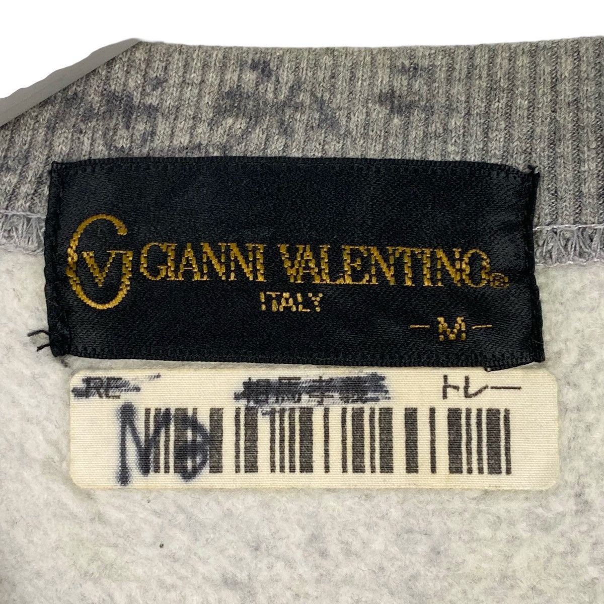 Vintage Vintage Gianni Valentino Sweatshirt Crewneck Big Logo Gray Size M / US 6-8 / IT 42-44 - 6 Thumbnail