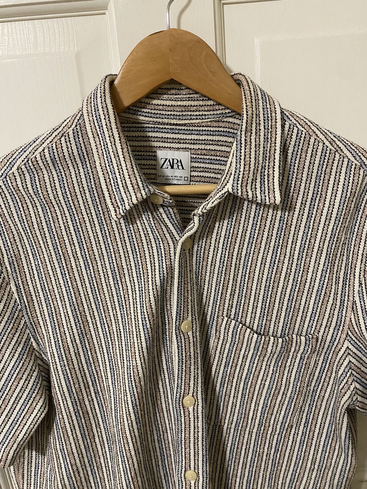 Zara Zara knit button up multi color Size US M / EU 48-50 / 2 - 3 Thumbnail