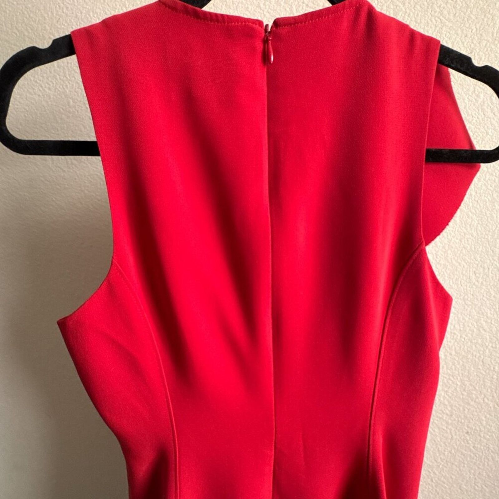 Cinq a Sept Cinq à Sept Kimberlin Ruffle Cascade Red Dress Size 4 Size S / US 4 / IT 40 - 9 Thumbnail