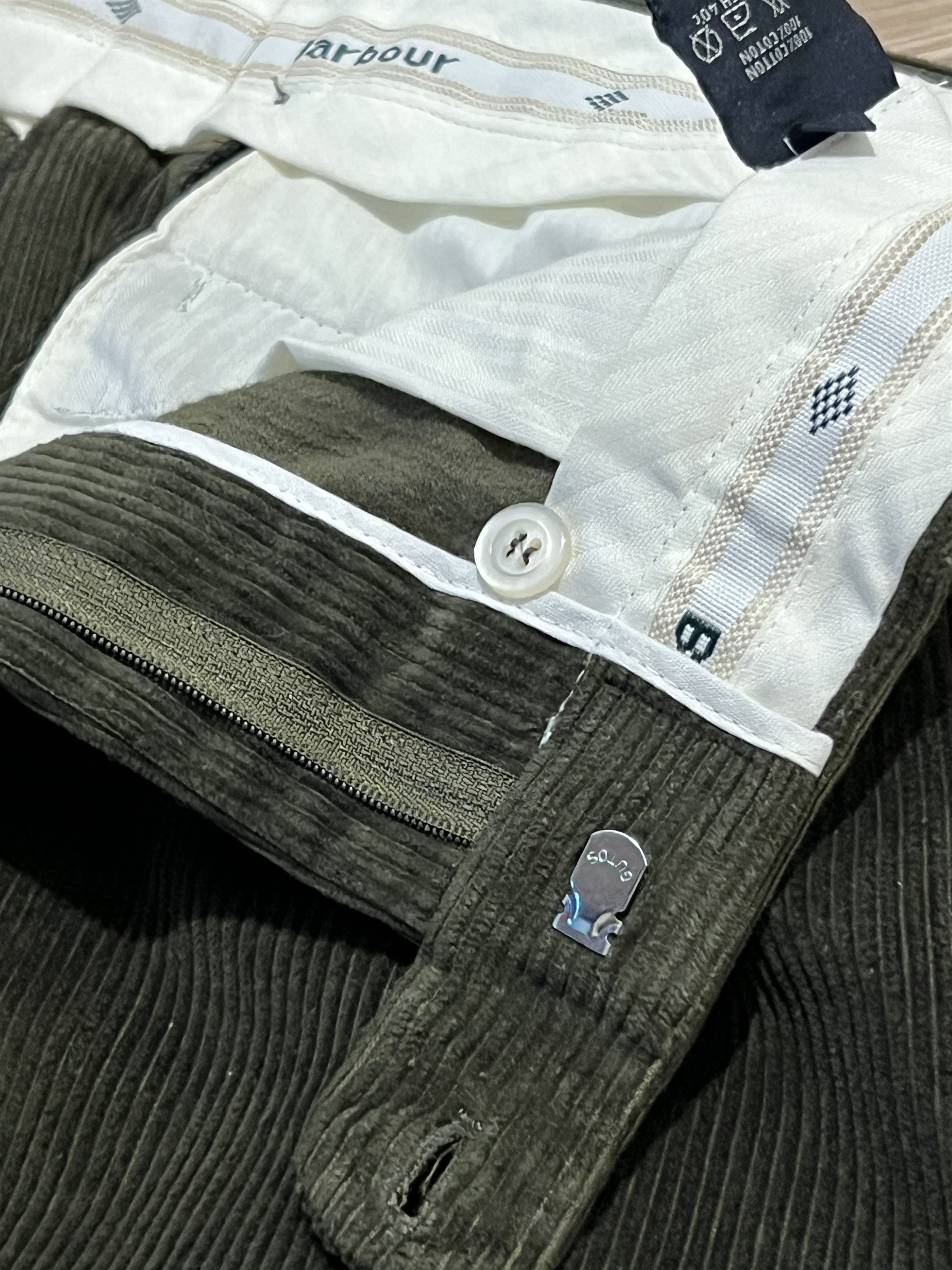 Barbour × Japanese Brand Velvet Pants Barbour Streetwear Size US 34 / EU 50 - 8 Thumbnail