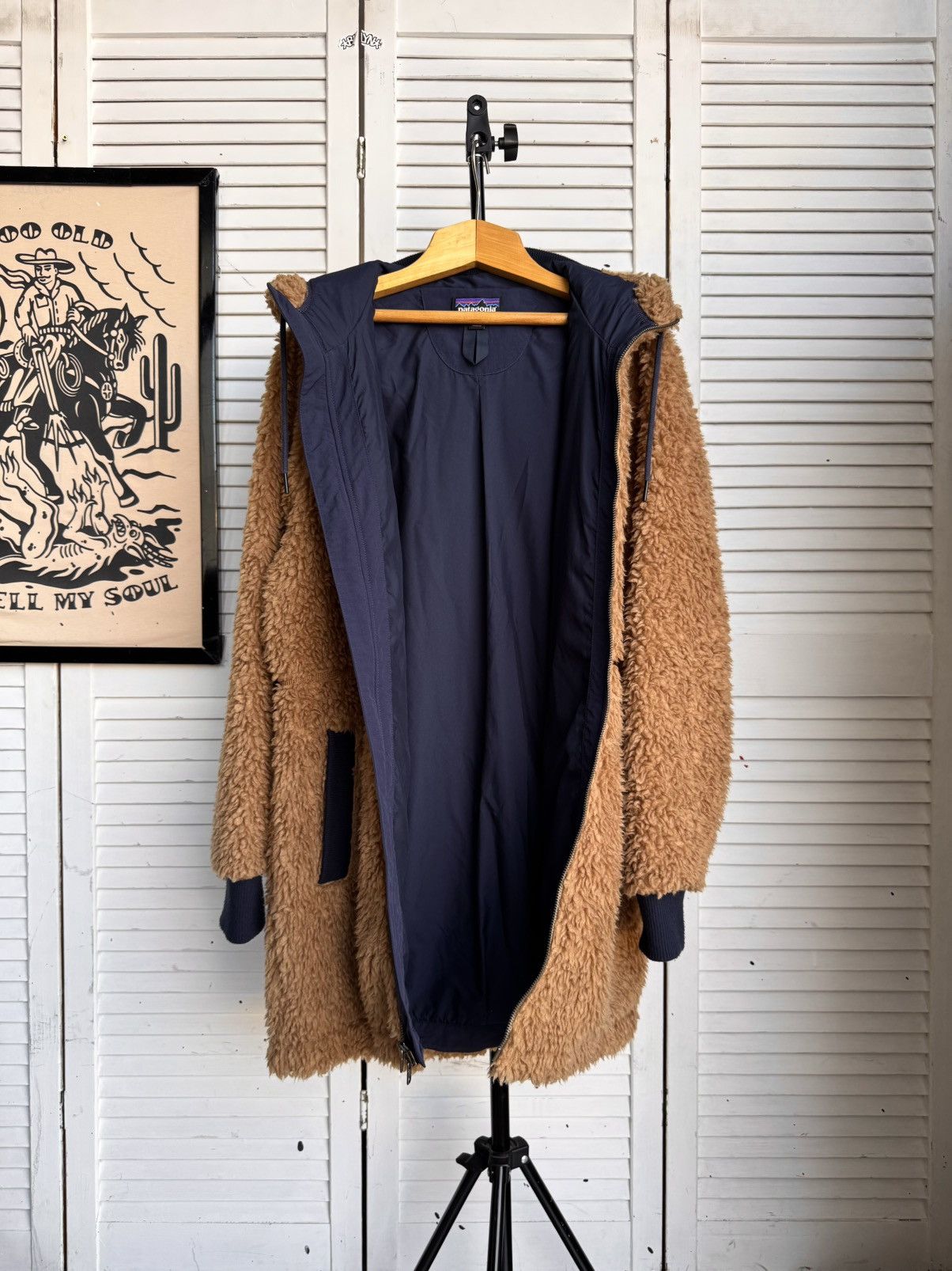 Patagonia Patagonia Dusty Mesa Parka Jacket Sherpa Ivory Long Coat Y2K Size S / US 4 / IT 40 - 3 Thumbnail