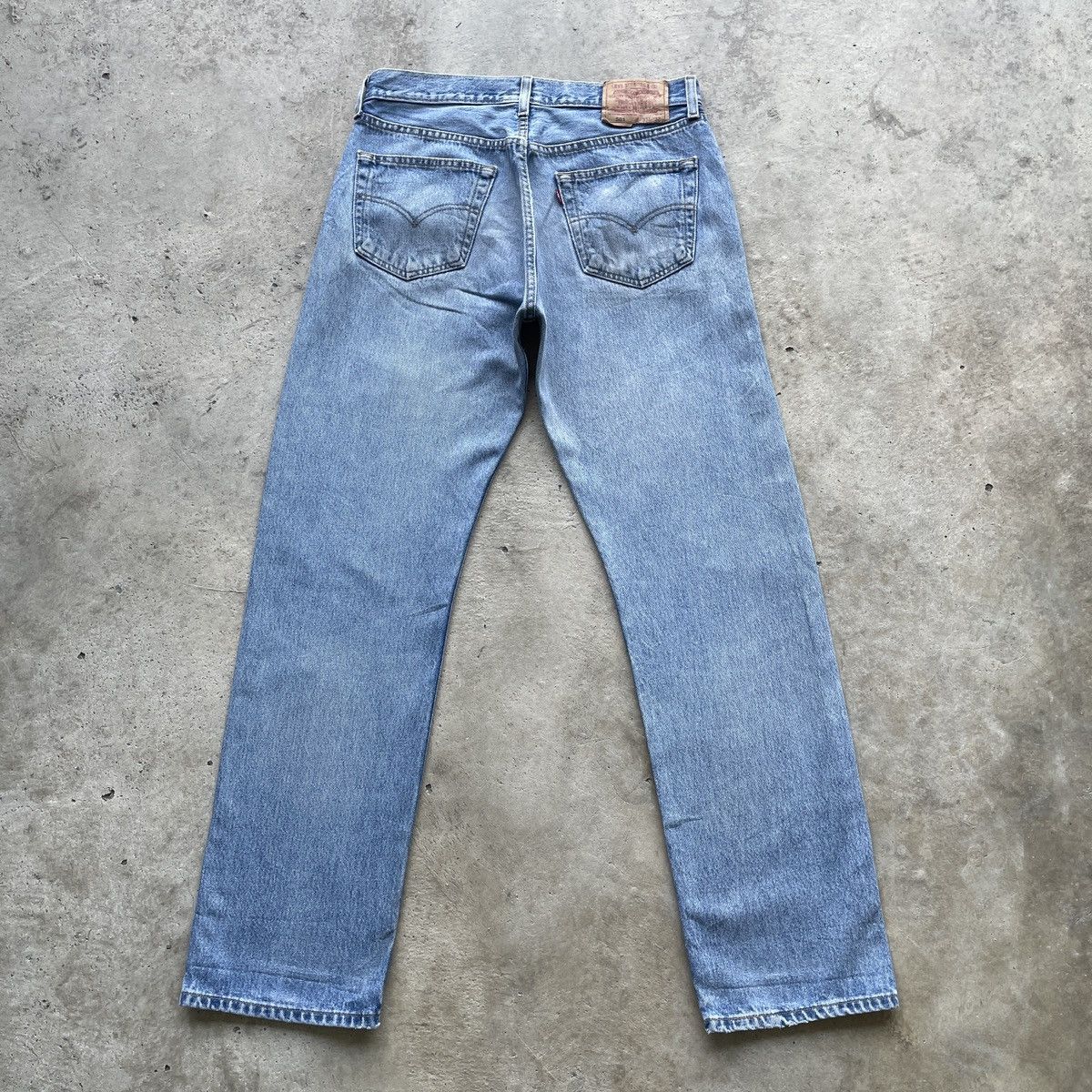 Jean × Levi's × Vintage Vintage Levi’s 501 Straight Faded Distressed ...