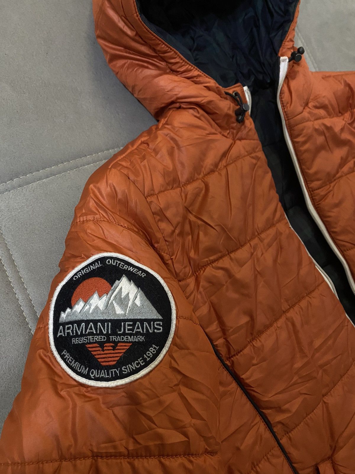 Armani × Emporio Armani × Giorgio Armani Armani Jeans Reversible Puffer Jacket Size US L / EU 52-54 / 3 - 3 Thumbnail