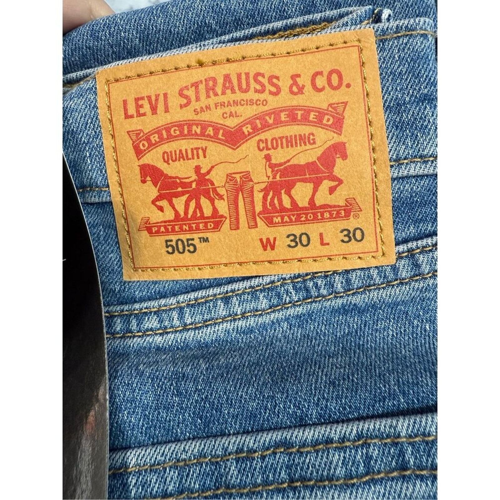 Levi's Levi’s Men’s Jeans sz 30X30 505 Denim NEW #F916 Size US 30 / EU 46 - 6 Thumbnail