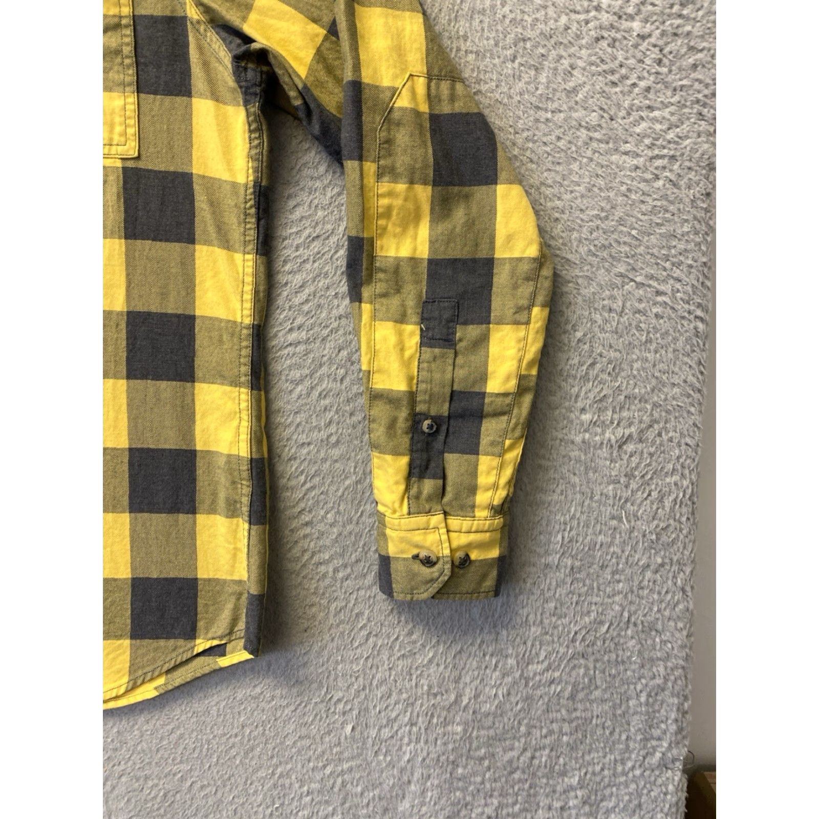 Banana Republic Banana Republic Button Shirt Mens Slim Fit Size M Gingham Plaid Button-Down Long Sleeve Casual Workwear Business Shirt Men Size US M / EU 48-50 / 2 - 2 Thumbnail