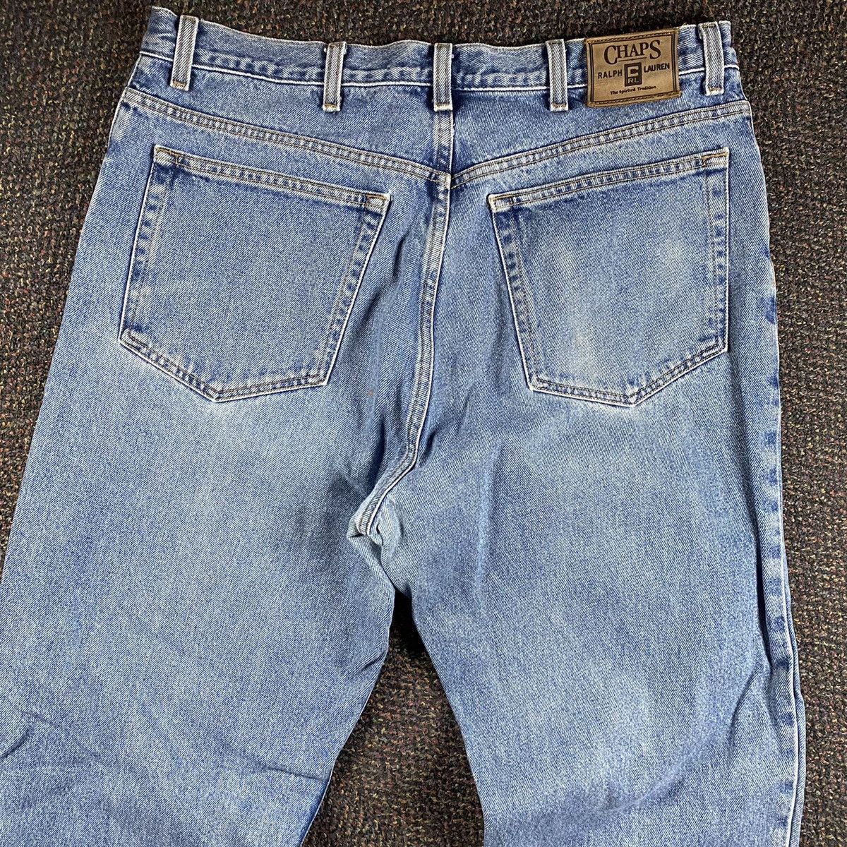 Chaps × Vintage Vintage 1990s Chaps Ralph Lauren Denim Dad Jeans Size US 36 / EU 52 - 2 Thumbnail