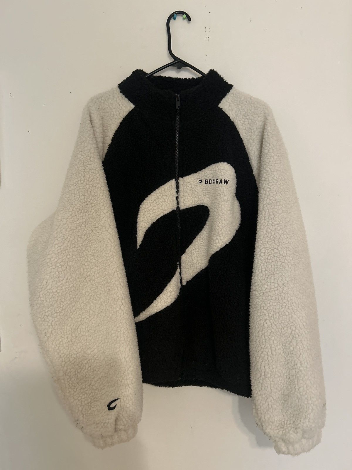 Other Streetwear Boxeaw black and white Sherpa jacket Size US L / EU 52-54 / 3 - 1 Thumbnail