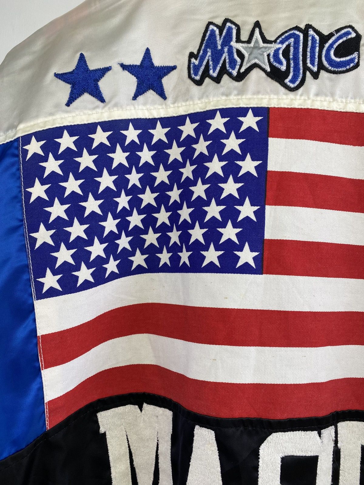 NBA 2000’s Old West Orlando Magic Satin Varsity Jacket Size US L / EU 52-54 / 3 - 7 Thumbnail