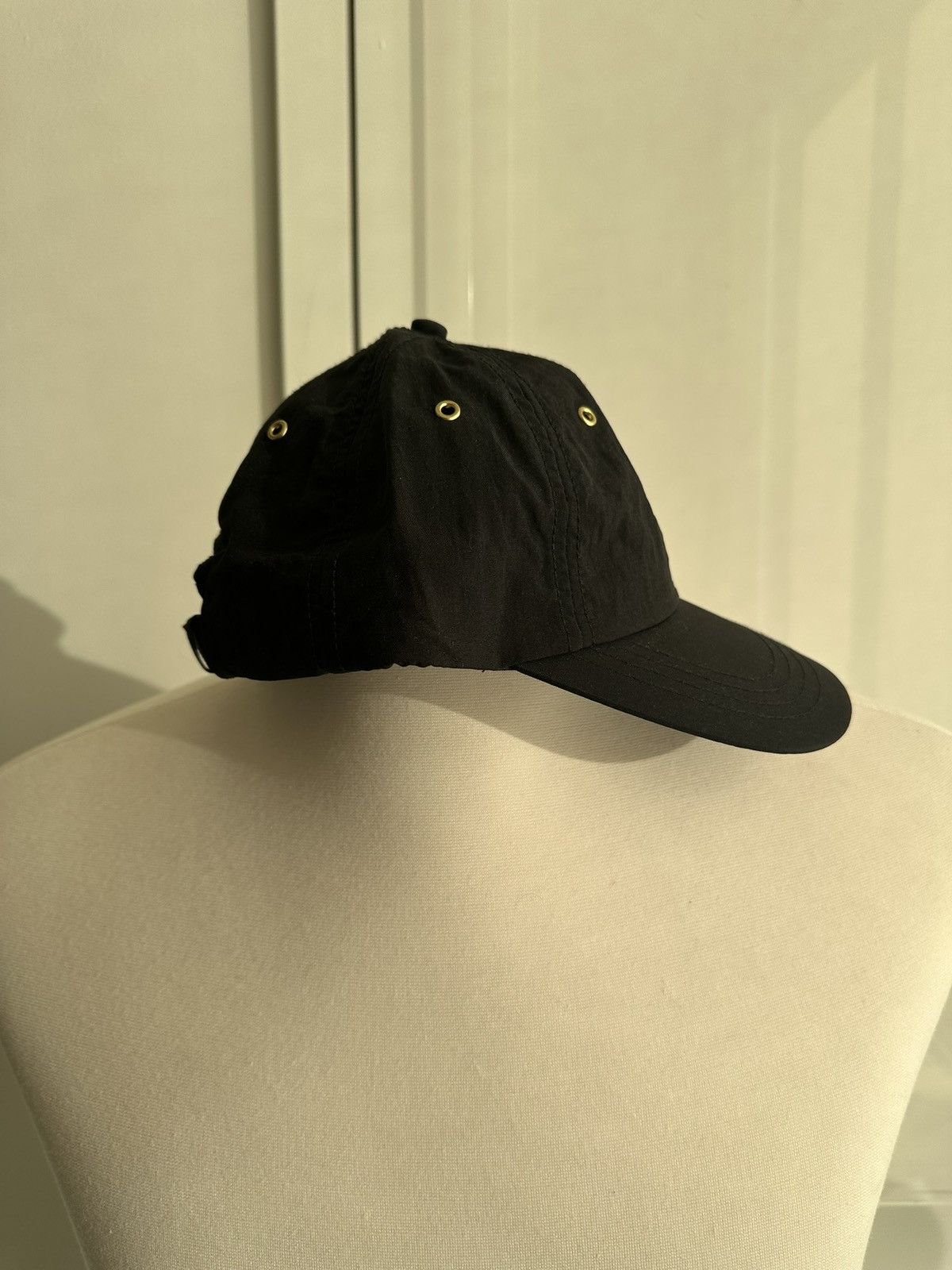 Aime Leon Dore Black Nylon Cap w/ Gold Grommets and Gold Logo Size ONE SIZE - 5 Thumbnail