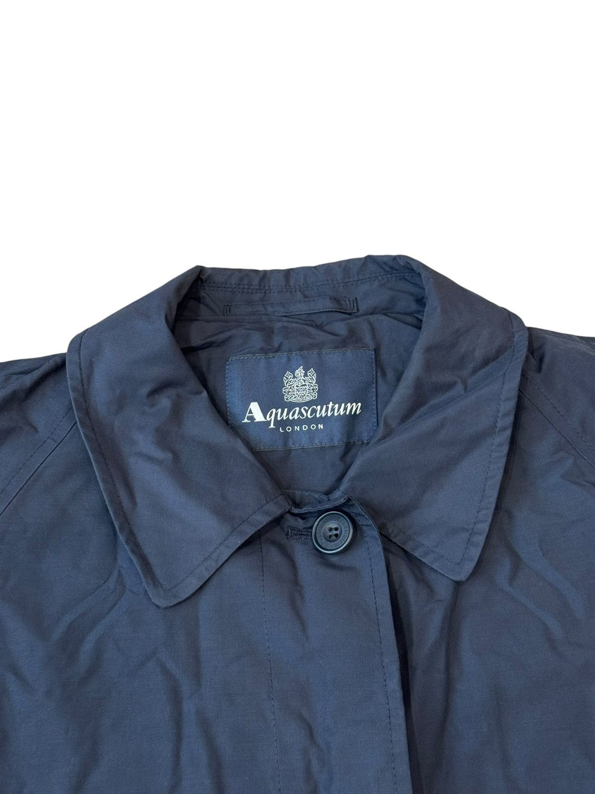 Aquascutum Aquascutum London Trench Coat Navy Ladies Coat XL XXL Size XXL / US 16-18 / IT 52-54 - 12 Thumbnail