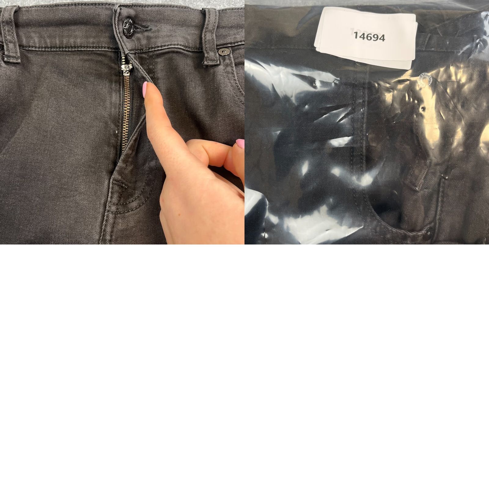 7 For All Mankind 7 For All Mankind Womens Jeans Bootcut Flare 32 Black Stretch Regular 32in 5-Pocket Denim Jeans Womens Checks Brown? Size 34" / US 12 / IT 48 - 9 Thumbnail