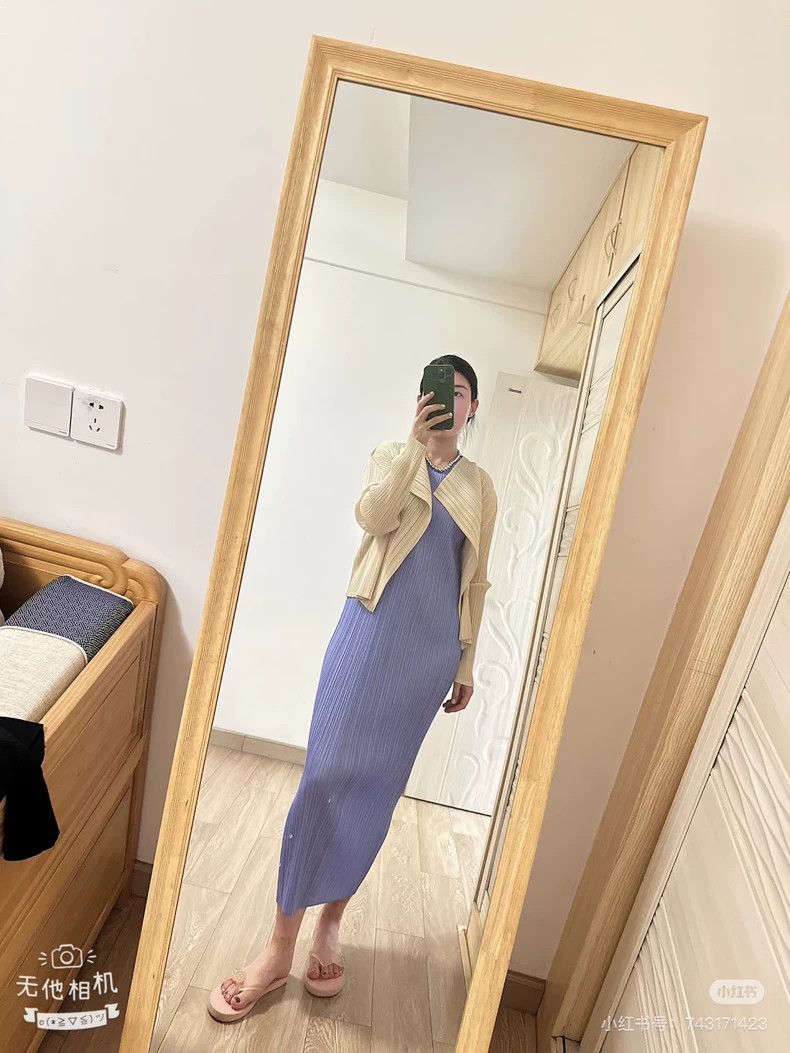 Issey Miyake issey miyake size:5 Purple dress Size XXS / US 00 / IT 34 - 8 Thumbnail