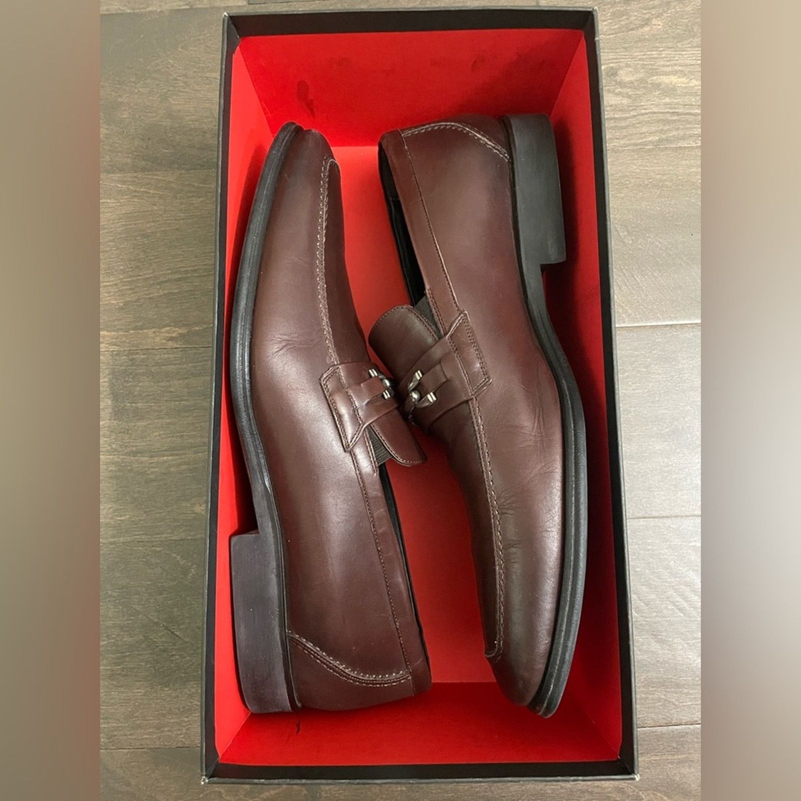 Bruno Magli Bruno Magli Renegade Leather Loafer Mens Size 13 in Brown Size US 13 / EU 46 - 11 Thumbnail